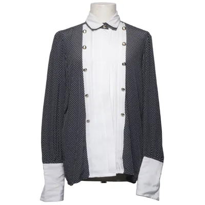 Bluse (Blå, Hvid) fra Mario Rosella Polyester