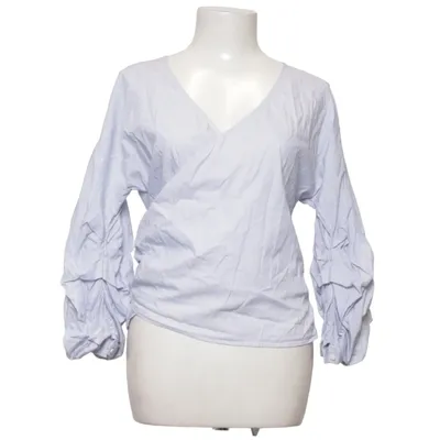 Omlottblus (Blå) från H&M Modern Classic Bomull
