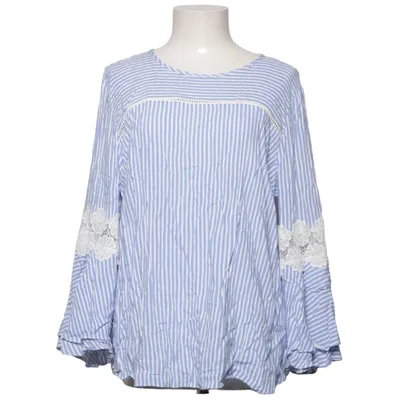 Blouse (Blauw, Wit) van Dunnes Katoen, Polyester, Viscose