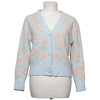 Cardigan (Blauw, Roze, Geel) van Absolu Acryl, Polyamide