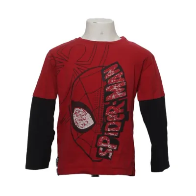 Lange mouwen shirt (Rood, Zwart) van Marvel