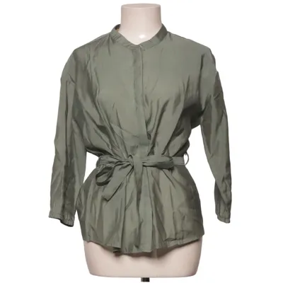 Slå-om bluse (Grøn) fra JcSophie Polyester, Tencel