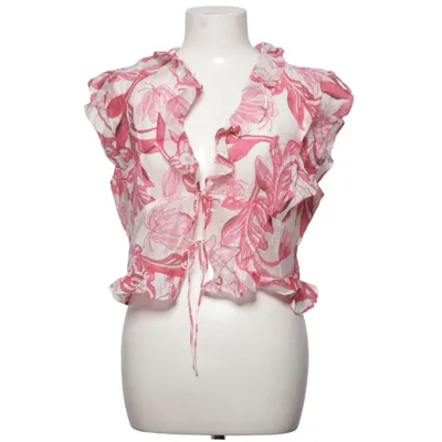 Top (Roze, Meerkleurig) van H&M Lyocell, Polyamide, Linnen