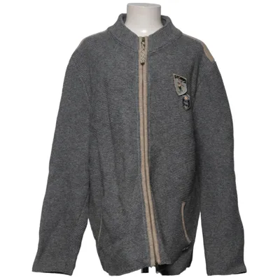 Cardigan (Gray) from Luis Trenker Wool
