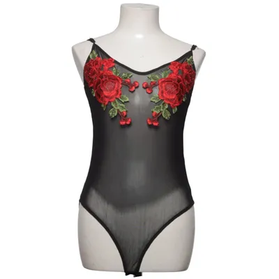 Romper (Zwart, Rood, Groen) van Stay Elastaan, Polyamide