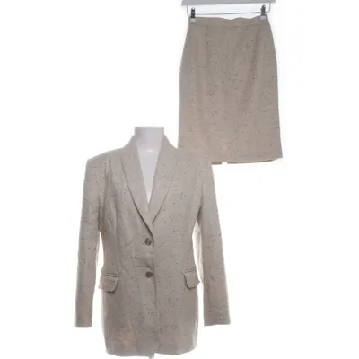 Jakkesæt med nederdel (Beige, Flerfarvet) fra Mariella Acetat, Akryl, Angora, Bomuld, Linned, Polyamid, Silke, Uld, Viscose