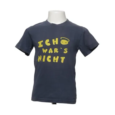 T-shirt (Bleu, Jaune) de Rotation Coton