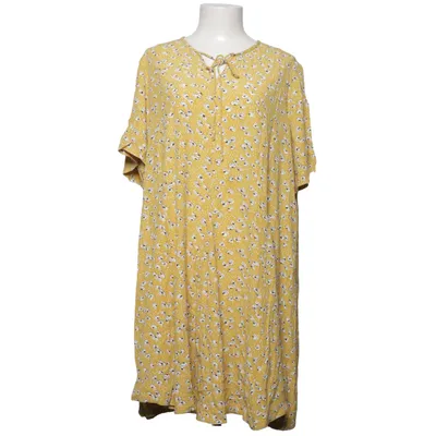 Klänning (Gul, Vit, Flerfärgad) från Zizzi