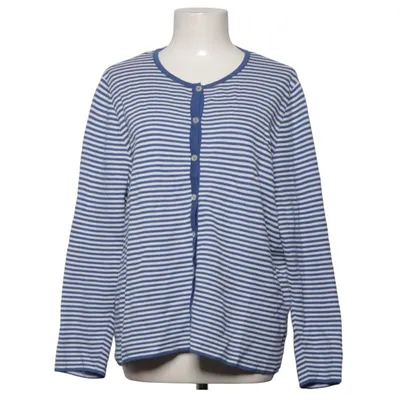 Cardigan (Bleu, Blanc) de Saint James Coton