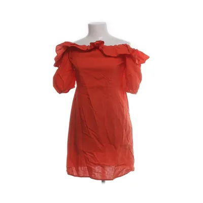 Kjole (Rød) fra H&M Bomuld, Linned