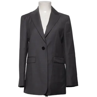 Blazer (Grijs) van The Curated Zijde, Wol