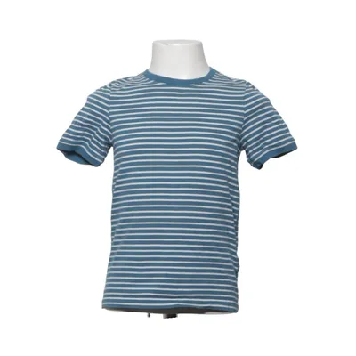 T-shirt (Blå, Hvid) fra Finkid Bomuld, Elastan