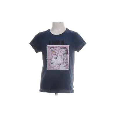 T-shirt (Blå, Flerfärgad) från Emoji Bomull, Elastan