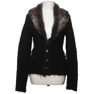 Cardigan (Black, Brown) from STOCKH LM Acrylic, Mohair