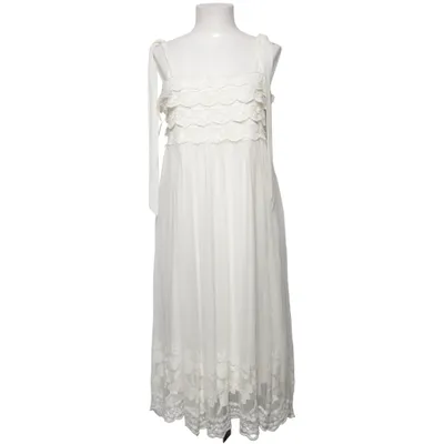 Robe (Blanc) de H&M Conscious Collection Coton, Polyester recyclé