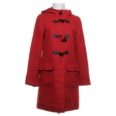 Dufflecoat (Rød) fra Laura Ashley Polyester, Uld