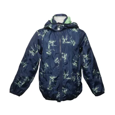 Regnjakke (Blå, Grøn, Flerfarvet) fra Blue Seven Polyester