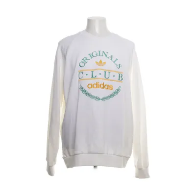 Sweatshirt (White) from Adidas Polyester, Cotton, Elastane