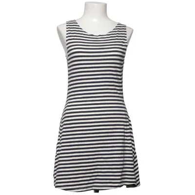 Jurk (Blauw, Wit) van Easy Wear Katoen, Elastaan