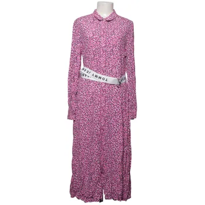Skjortekjole (Pink, Flerfarvet) fra Tommy Hilfiger Jeans Viscose