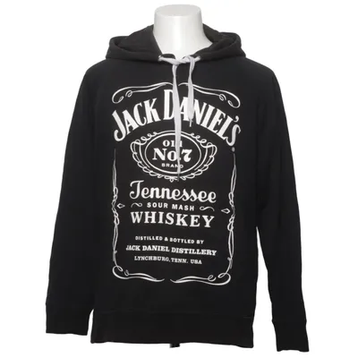 Kapuzenpullover (Schwarz) von Jack Daniels Baumwolle, Polyester
