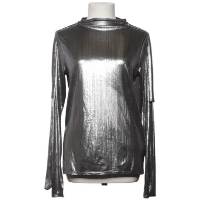 Långärmad t-shirt (Silverfärgad) från Cheap Monday Elastan, Polyester