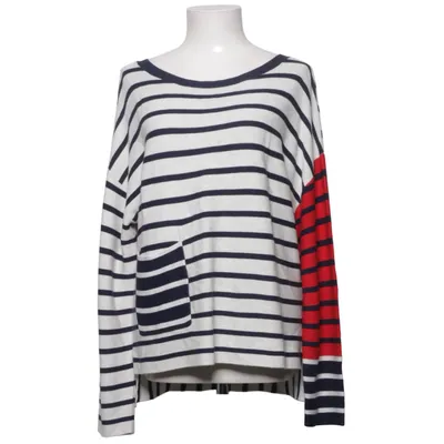 Tröja (Blå, Vit, Röd) från Oui Bomull, Silke, Viskos