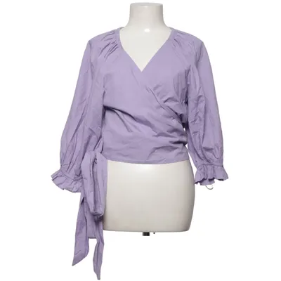 Wrap blouse (Purple) from Lindex Cotton
