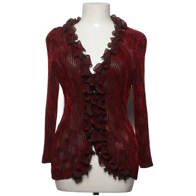 Blouse (Red, Black) from Kriss Polyester