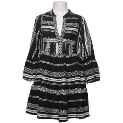 Dress (Black, White) from Elan Cotton
