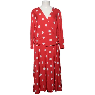Wrap dress (Red, White) from Jessica Frej Viscose