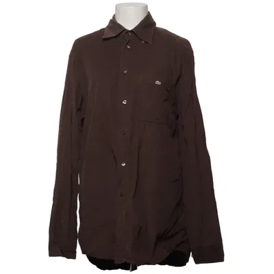 Button down shirt (Brown) from Lacoste Cotton