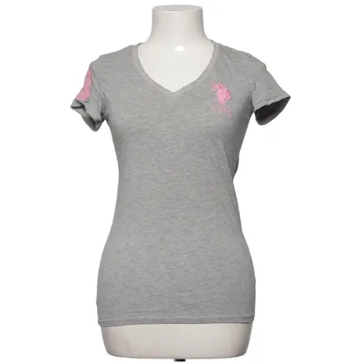 T-shirt (Grijs, Roze) van U.S. Polo Assn. Katoen, Elastaan, Viscose