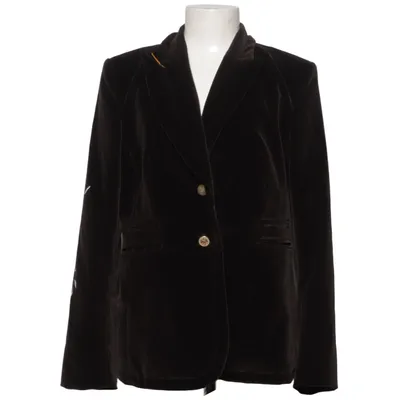 Blazer (Bruin) van SØR Katoen, Elastaan, Polyester