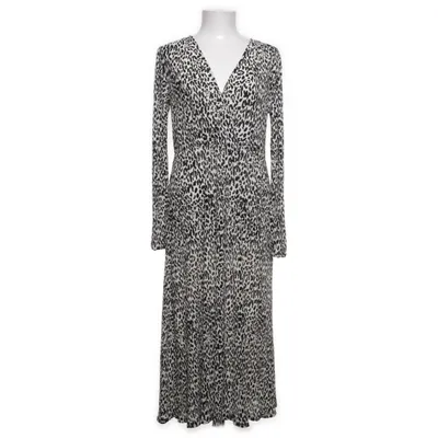 Maxi jurk (Zwart, Wit, Meerkleurig) van Mango Polyester