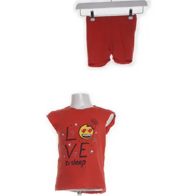 Set (Röd) från Emoji Ekologisk bomull