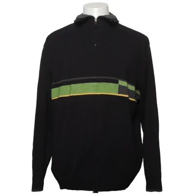 Pull-over (Noir, Vert, Jaune) de Greystone Acrylique, Laine de mouton