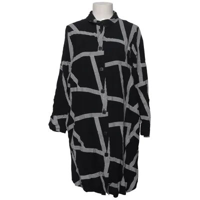 Robe chemise (Noir, Blanc) de Trine Kryger Simonsen Polyester, Viscose