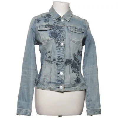 Veste en jean (Bleu, Noir) de Comma Coton