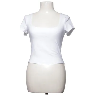 Top (Wit) van Abercrombie & Fitch Katoen, Elastaan