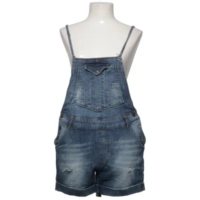 Hängselshorts (Blå) från True Object Bomull, Elastan