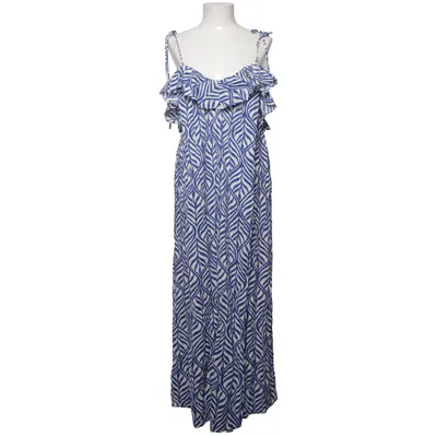 Maxi dress (Blue, White) from H&M Viscose, Cotton