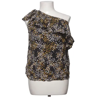 Top (Zwart, Geel, Wit, Meerkleurig) van Second Female Katoen, Metallvezel, Zijde, Viscose