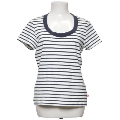T-shirt (Bleu, Blanc) de Flash Coton, Élasthane