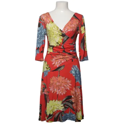 Robe (Rouge, Multicolore) de Klaes & Myra's Élasthane, Viscose