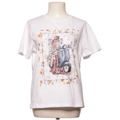 T-shirt (Blanc, Multicolore) de Cross Jeans Coton
