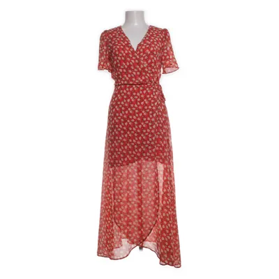 Slå-om-kjole (Rød, Flerfarvet) fra Guts & Gusto Polyester, Viscose