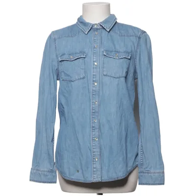 Jeansskjorte (Blå) fra Topshop Moto Bomuld