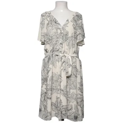Jurk (Beige, Zwart) van H&M Modern Classic Polyester