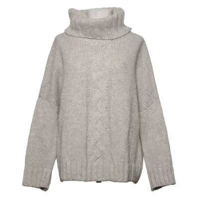 Polotröja (Beige) från Anna Justper Akryl, Alpackaull, Viskos